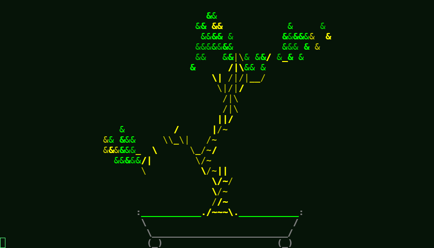 a cbonsai tree hosted in tappty